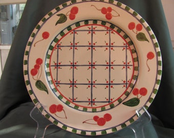 Cherry Pattern Country Platter