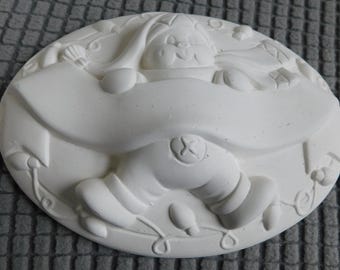 Donas Mold DM2278 Snowman Insert Bisque