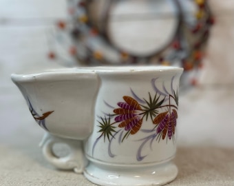 Antique Shaving Mug Scuttle Mug