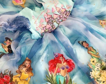 Disney Princesses Floral Dress