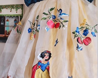 Vestido largo de Blancanieves 2025