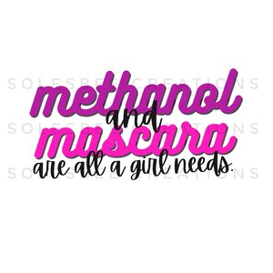Mellow and Mascara Are All A Girl Braucht Dirt Track Racing Dclips png zur Sublimation.