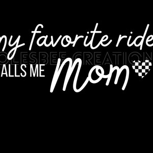 My Favorite Rider Calls Me Mom dirt track racing design digital png for sublimation.