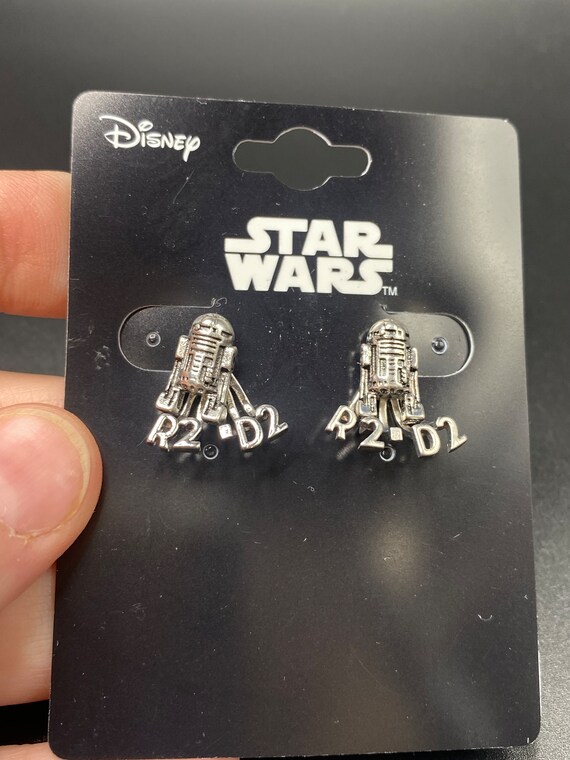Disney R2 D2 Star Wars Ear Jacket Earrings - image 4