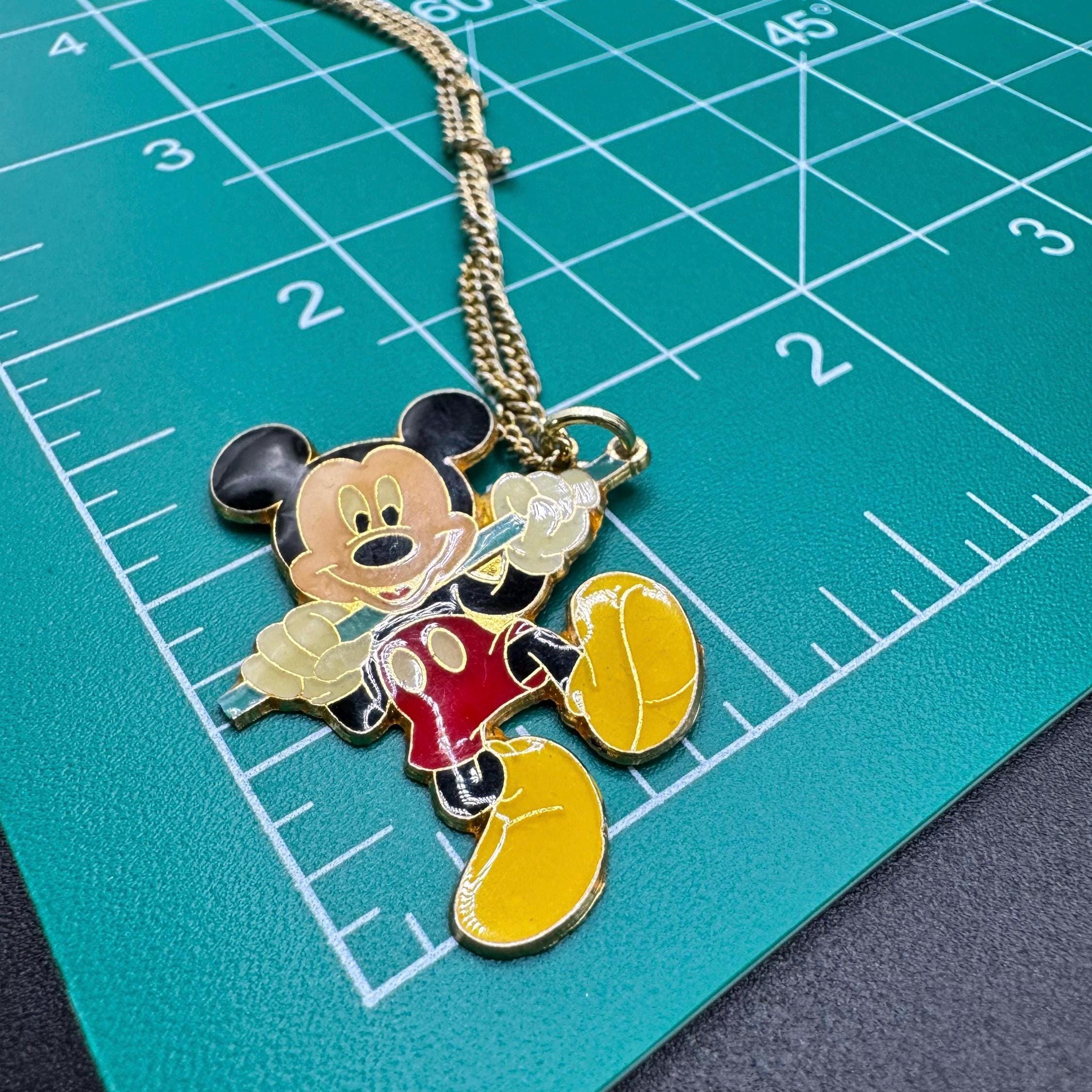 ヴィンテージ ディズニー ミッキーマウス ペンダントネックレス - Etsy 