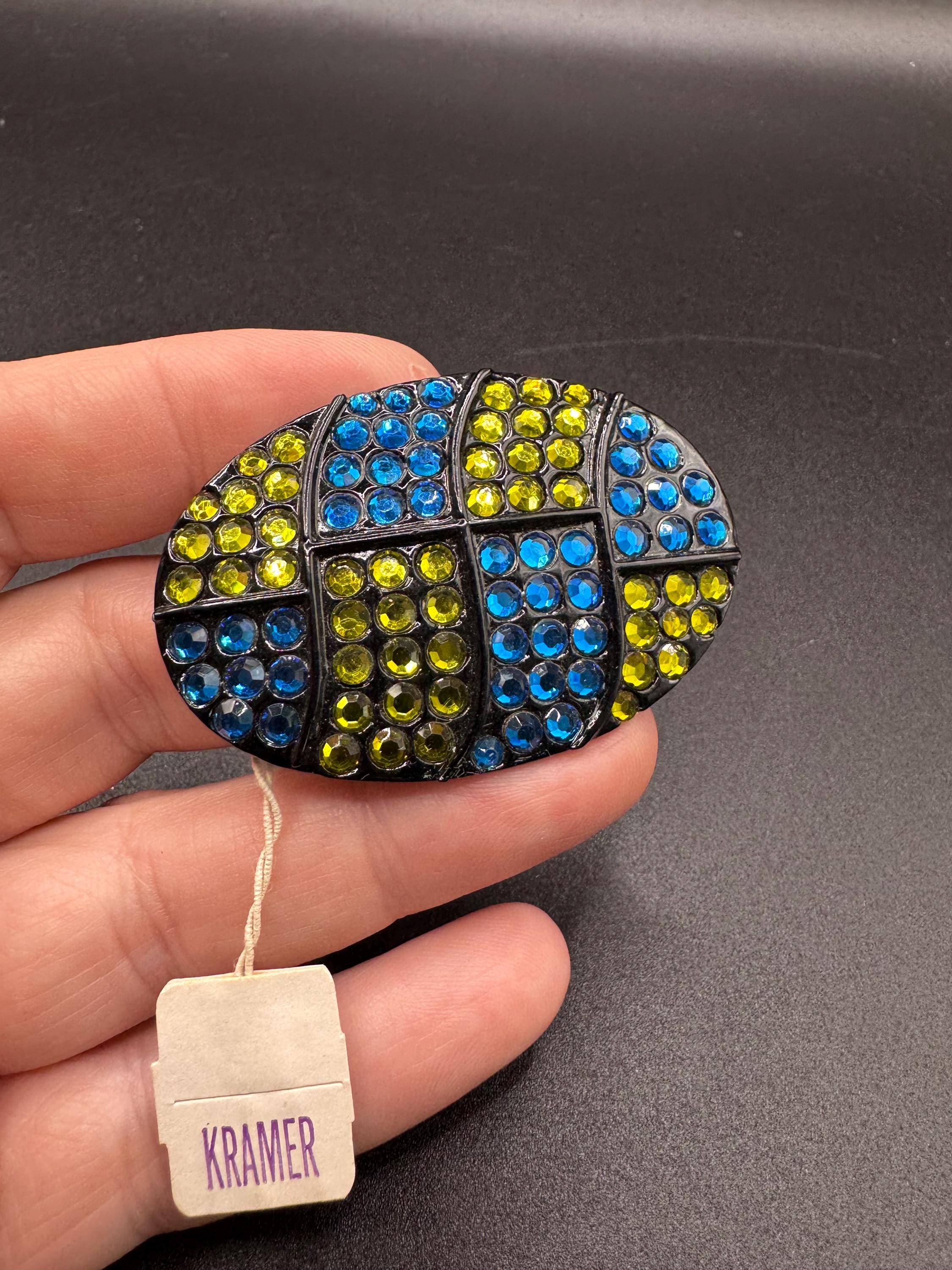 Kramer of New York Brooch - Etsy
