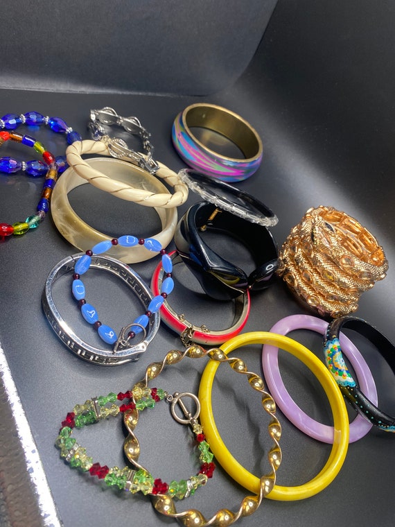Vintage Bracelet Jewelry Lot