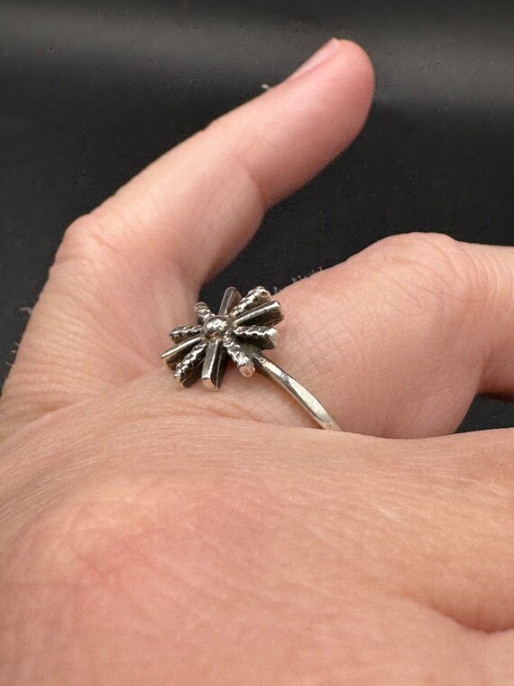 Daisy Sterling Silver Ring - image 3