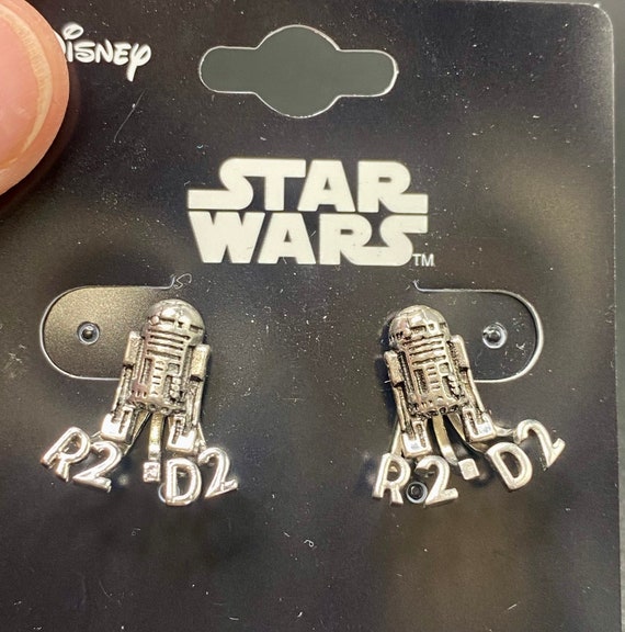 Disney R2 D2 Star Wars Ear Jacket Earrings - image 1