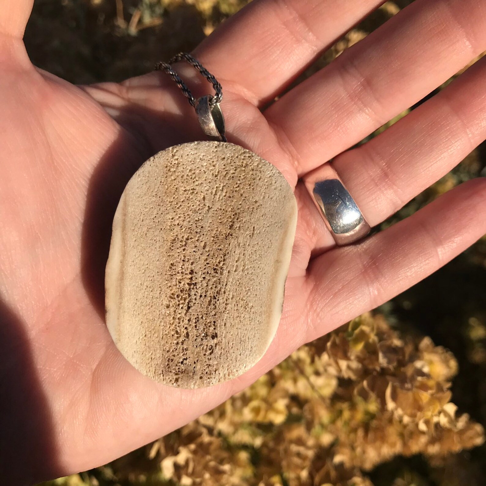 Wolf Necklace Carved Elk Horn Jewelry Wolf Pendant Etsy