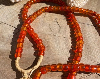 Vintage Orange African Trade Beads