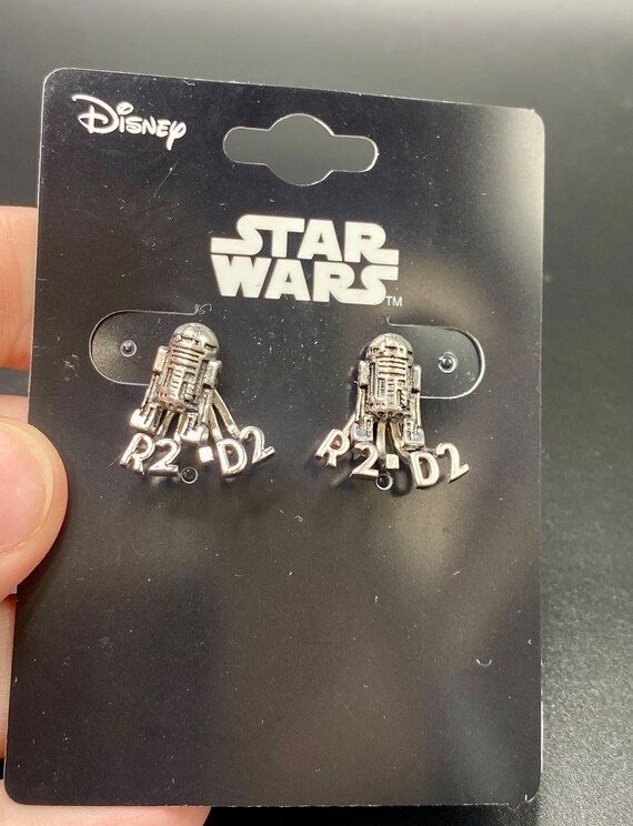 Disney R2 D2 Star Wars Ear Jacket Earrings - image 3