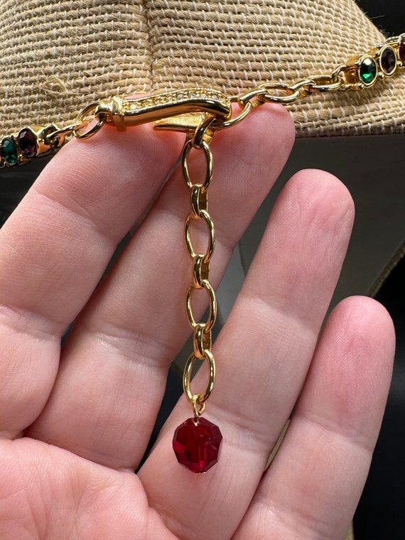 Vintage Swarovski Crystal Choker Necklace - image 8