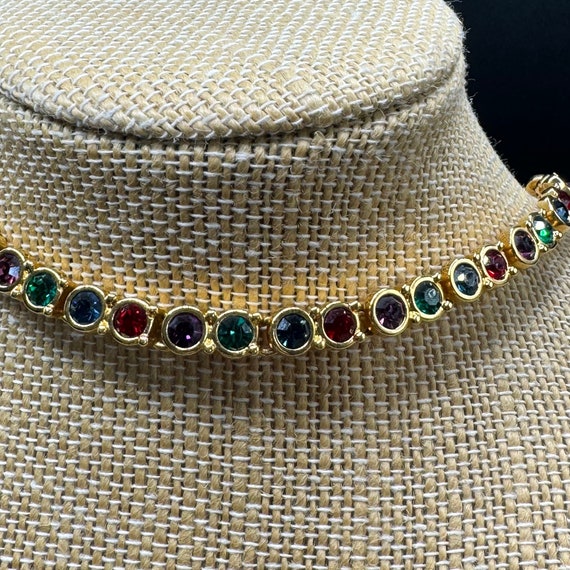 Vintage Swarovski Crystal Choker Necklace - image 9