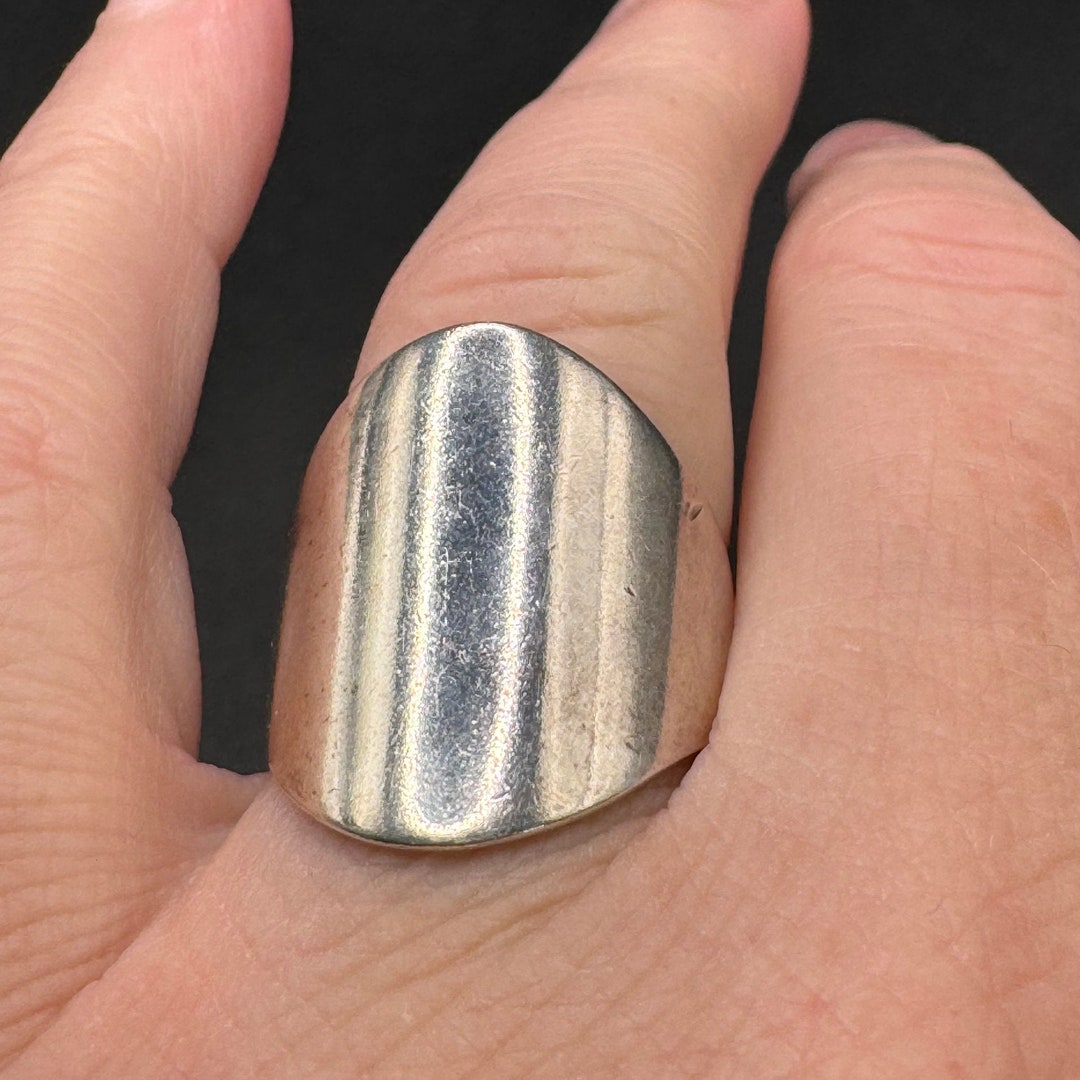 Vintage Sterling Silver Ring Etsy