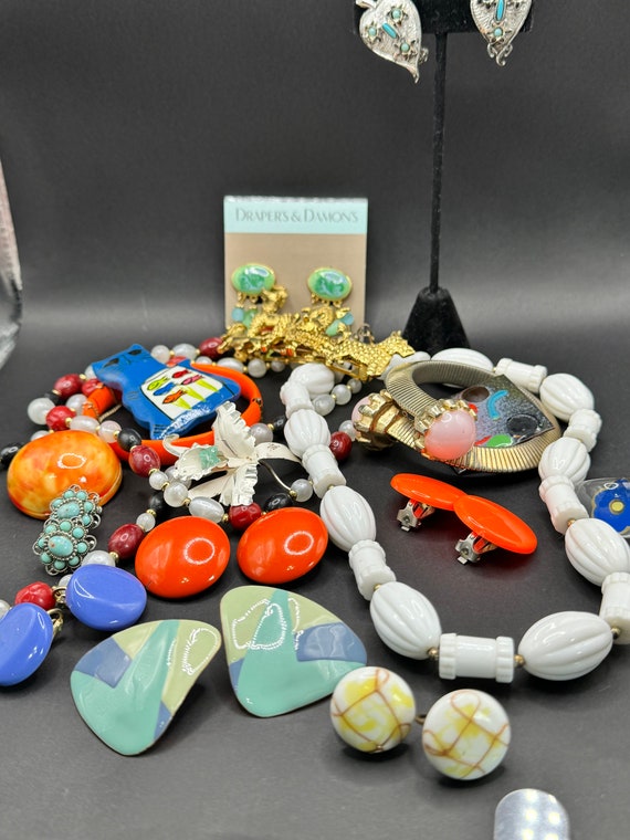 Vintage Colorful Jewelry Lot