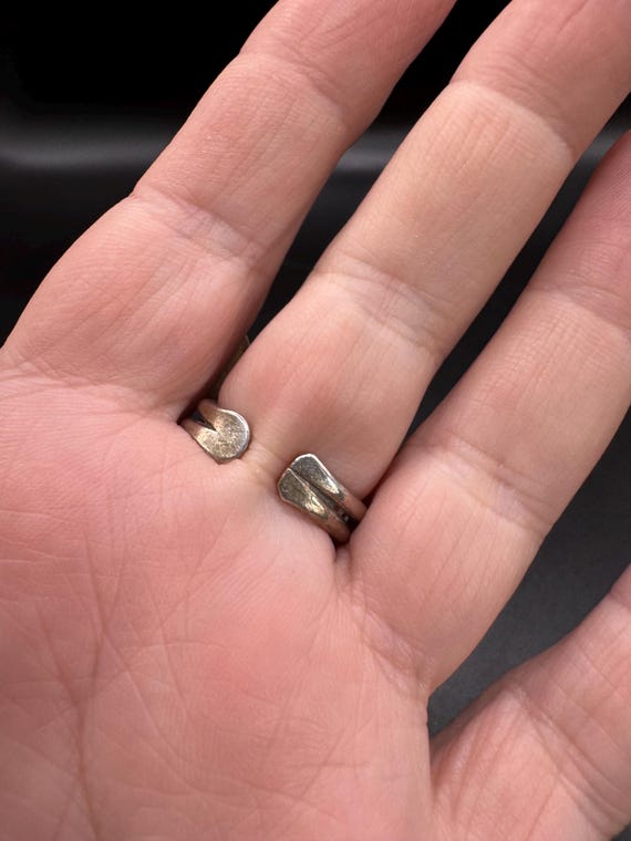 Native American Unsigned Hand stamped Butterfly R… - image 4