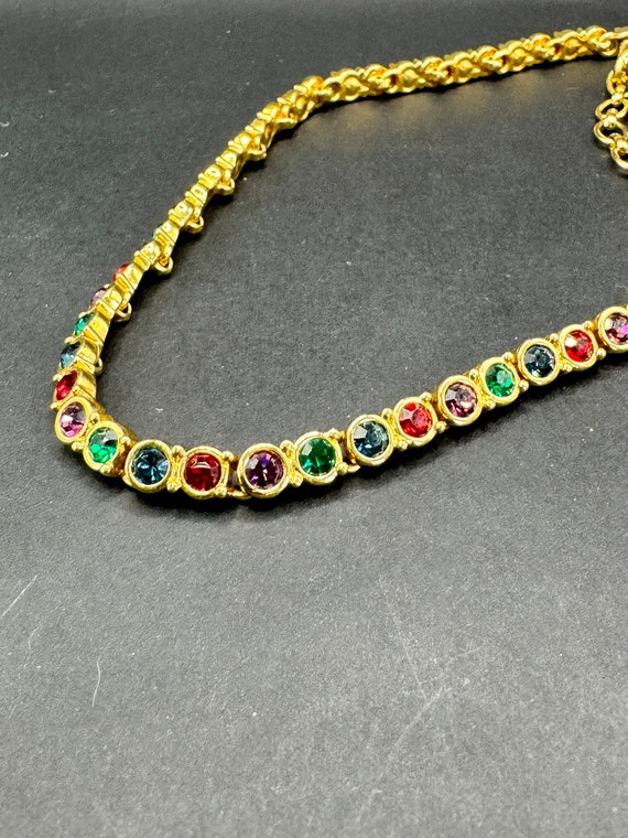 Vintage Swarovski Crystal Choker Necklace - image 2