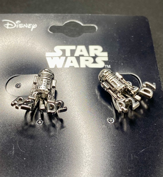 Disney R2 D2 Star Wars Ear Jacket Earrings - image 2