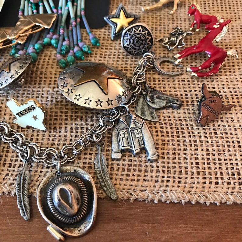 Horse Jewelry Lot Horse lovers vintage jewelry lot