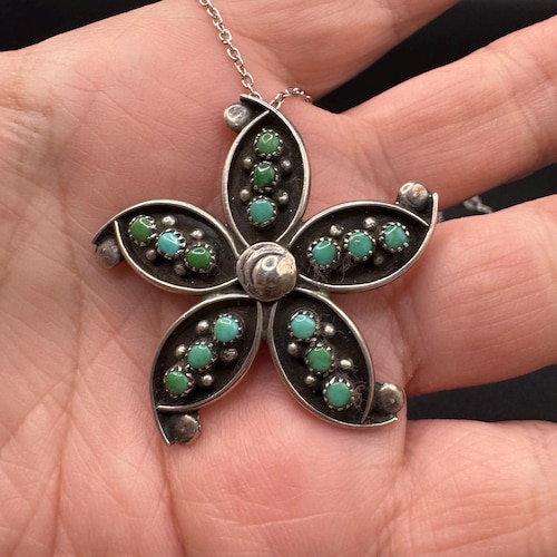 サウスウェスタンターコイズミックスメタルハートチャームブレスレット