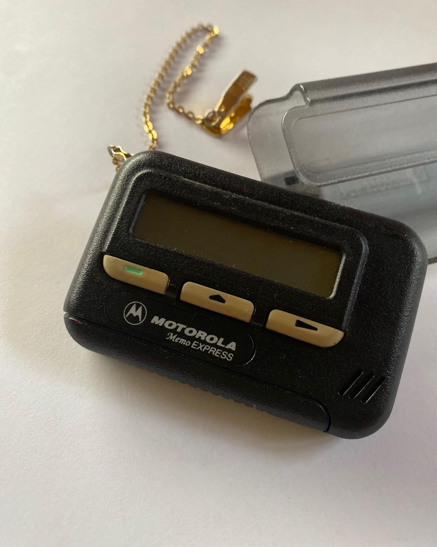 Vintage Motorola Pager Beeper Ultra Express Vintage Motorola Pager Beeper Ultra Express