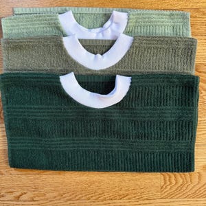 3 Towel Bibs,  Toddler & Baby Bibs, Bibs, Pullover bib