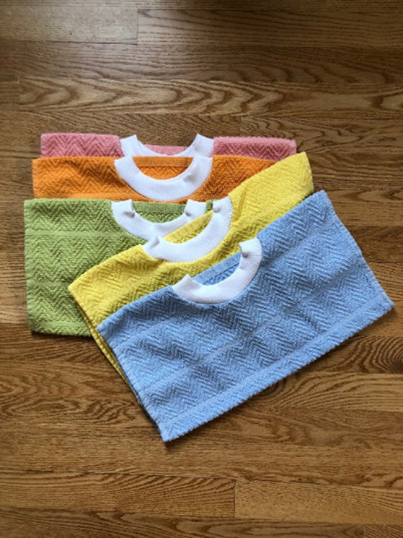 3 Towel Bibs Toddler & Baby Bibs Bibs Pullover bib Etsy