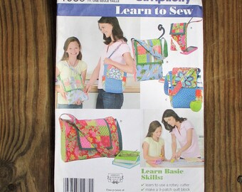 Simplicity 1935 Patchwork Quilting Bags    Sewing Pattern 