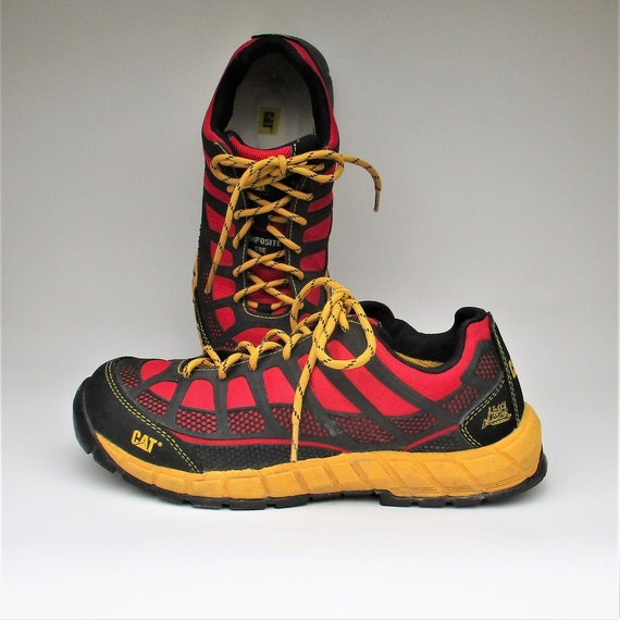 Caterpillar Work Sneakers Red Black 