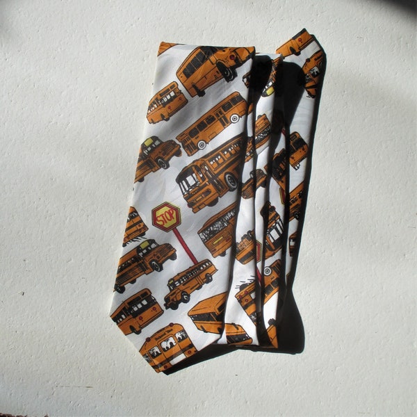 school bus tie Florence Neck Wear