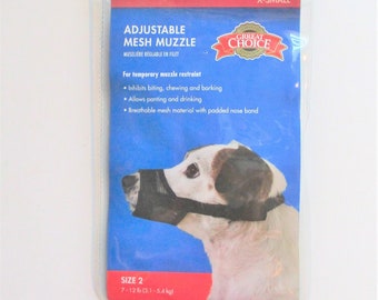 great choice adjustable mesh muzzle