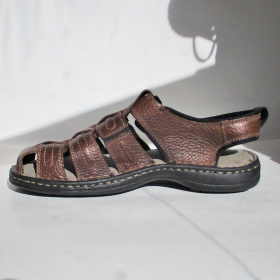 Thom Mcan Leather Sandals Brown Men's 