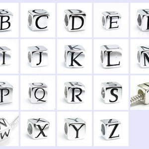 Letter Charms, Alphabet Charms, Initial Charms White Round DIY