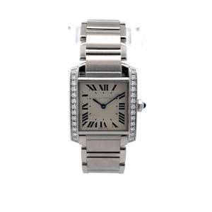 Reloj Cartier Tank Française W51008Q3 en acero inoxidable