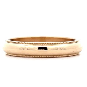 Vintage Men&#39;s 5mm Wedding Band in 14k Yellow Gold