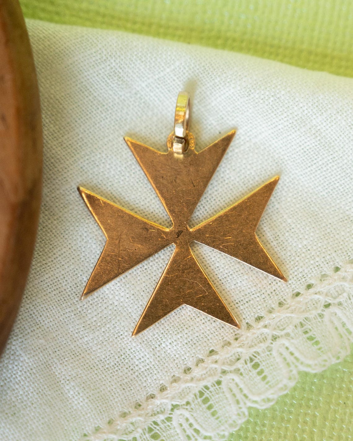 Antique Victorian Maltese Cross Pendant in 18k Yellow Gold - Etsy