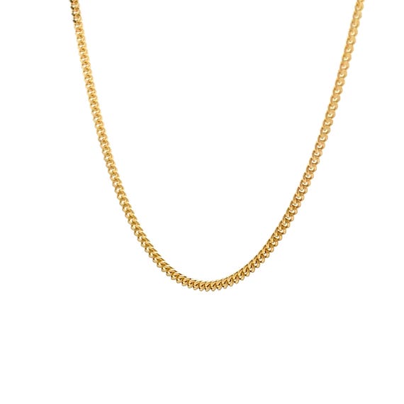 【vainon】Cable Chain Necklace 48cm Buy 18 Inch Cable Chain Necklace in 14k Yellow Gold Online in