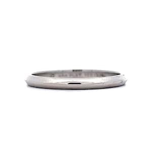 Vintage Wedding Band Mid-Century in Platinum