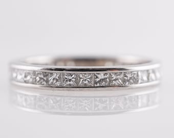 2.52 Carat Channel Set Diamond Wedding Band in 18K