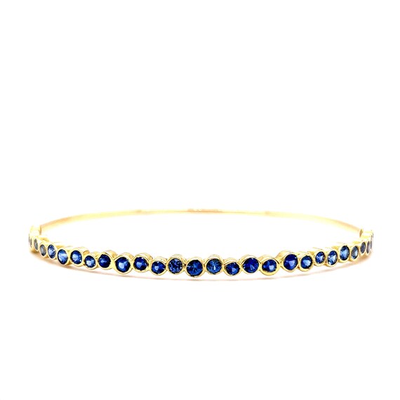 Sapphire bangle hotsell bracelet