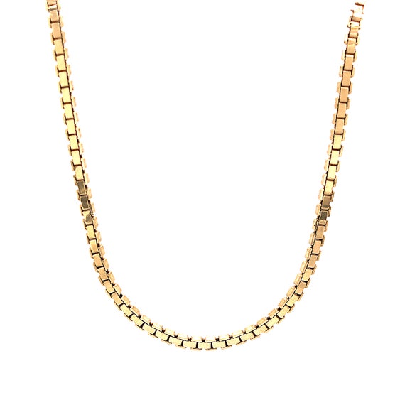 15 Inch Flat Chain Necklace in 14k Yellow Gold - image 1