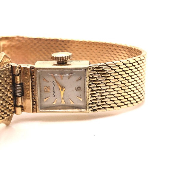 Mid century Movado Buckle Watch Bracelet in 14k Yellow Gold Etsy UK
