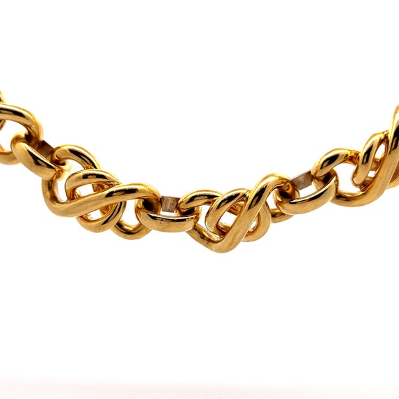 Nicolis Cola Link Necklace in 18k Yellow Gold - image 1