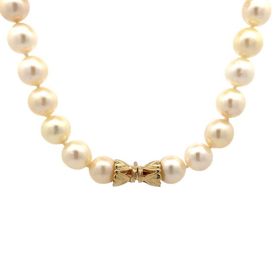 ■VINTAGE HOLLYWOOD■ Classic Pearl NecklaceVH25NNNE100V 028 Classics Pearls Silver Pearl Pendant Necklace | Olivia