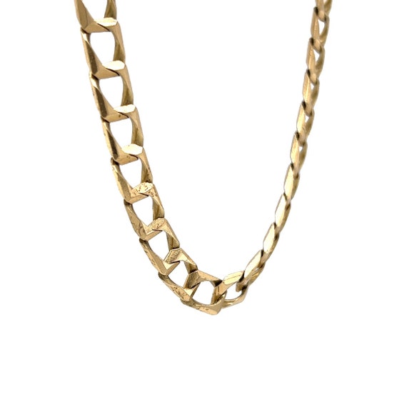 Heavy Chain Link Necklace in 14k Yellow Gold - image 4