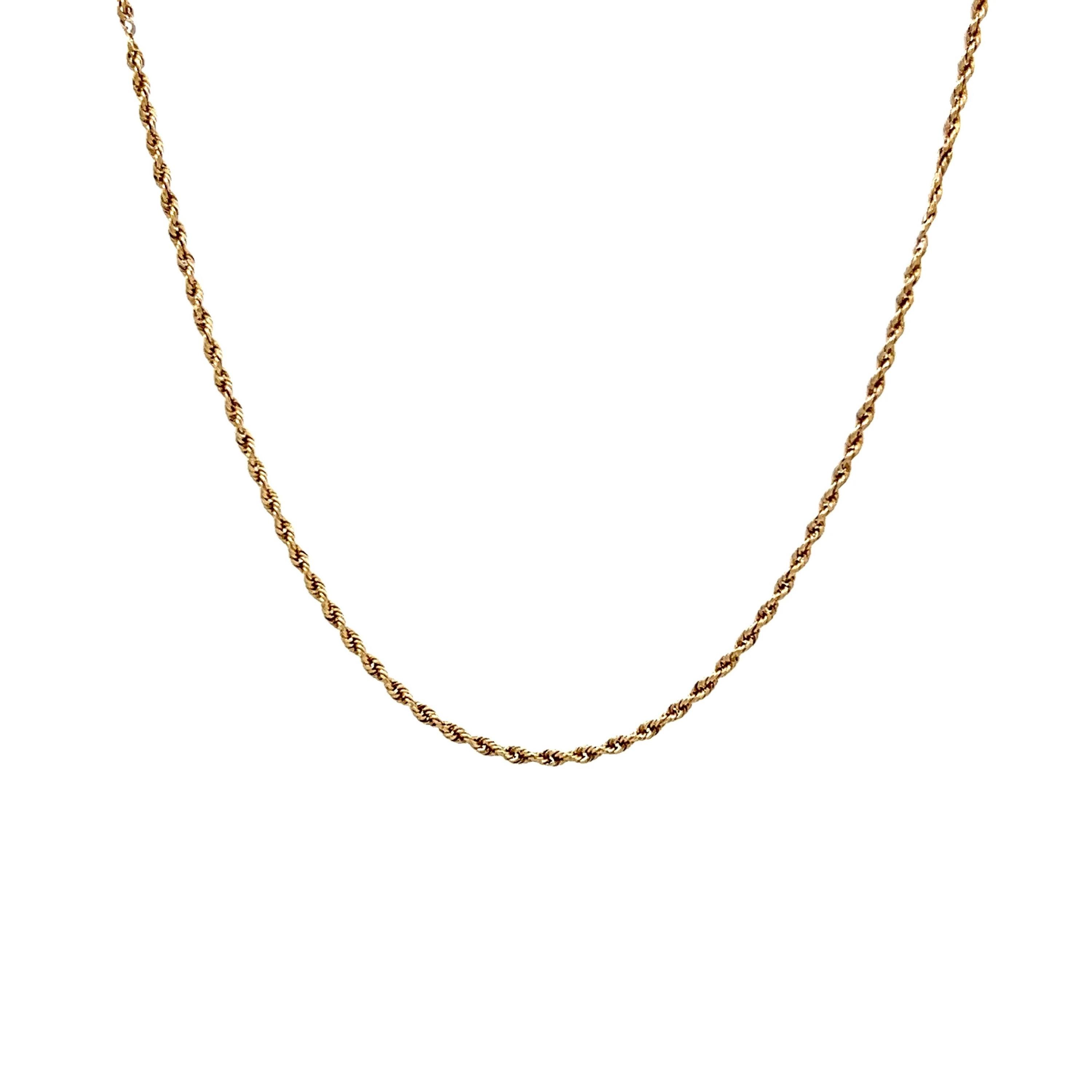 20インチ スパイラルチェーンネックレス 14Kイエローゴールド - Etsy 日本
