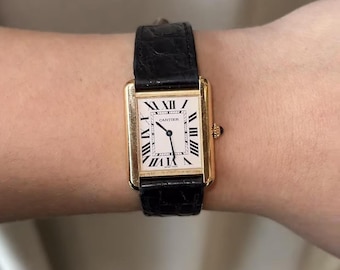 Cartier Tank Solo 2743 in 18k Yellow Gold