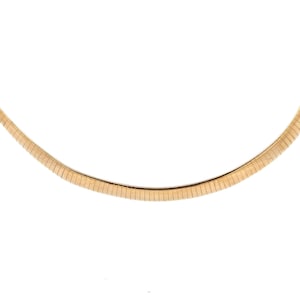 17&quot; Omega Necklace in 14k Yellow Gold