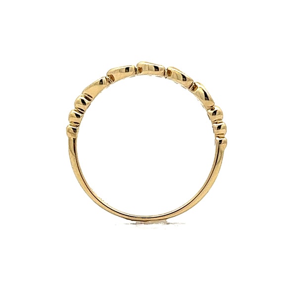 Delicate Diamond Wedding Band in 14k Yellow Gold - image 4